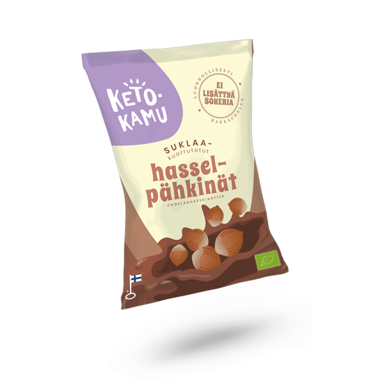 Keto Chocolate-Covered Hazelnuts (Organic) 70g